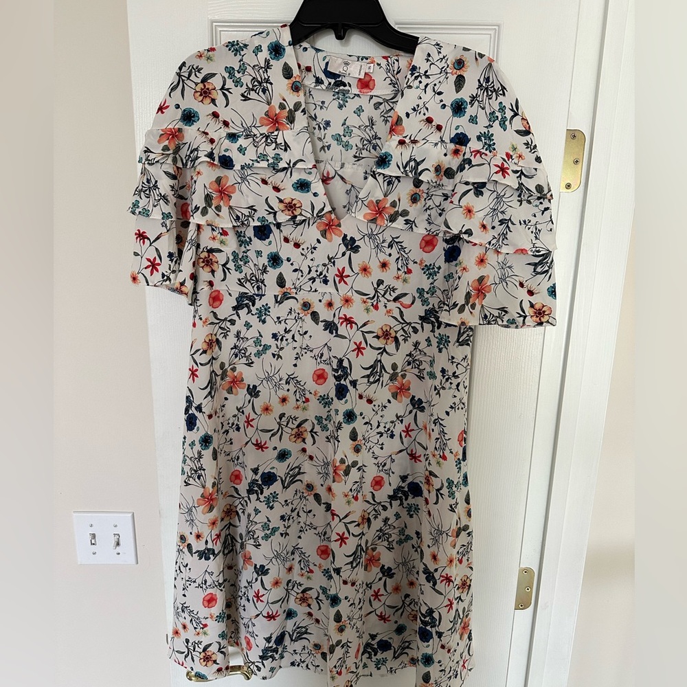 Queen B Floral Print Dress - Multicolor